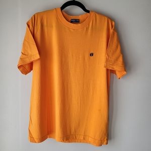 Hang ten orange short-sleeved crew neck T-shirt Size XL